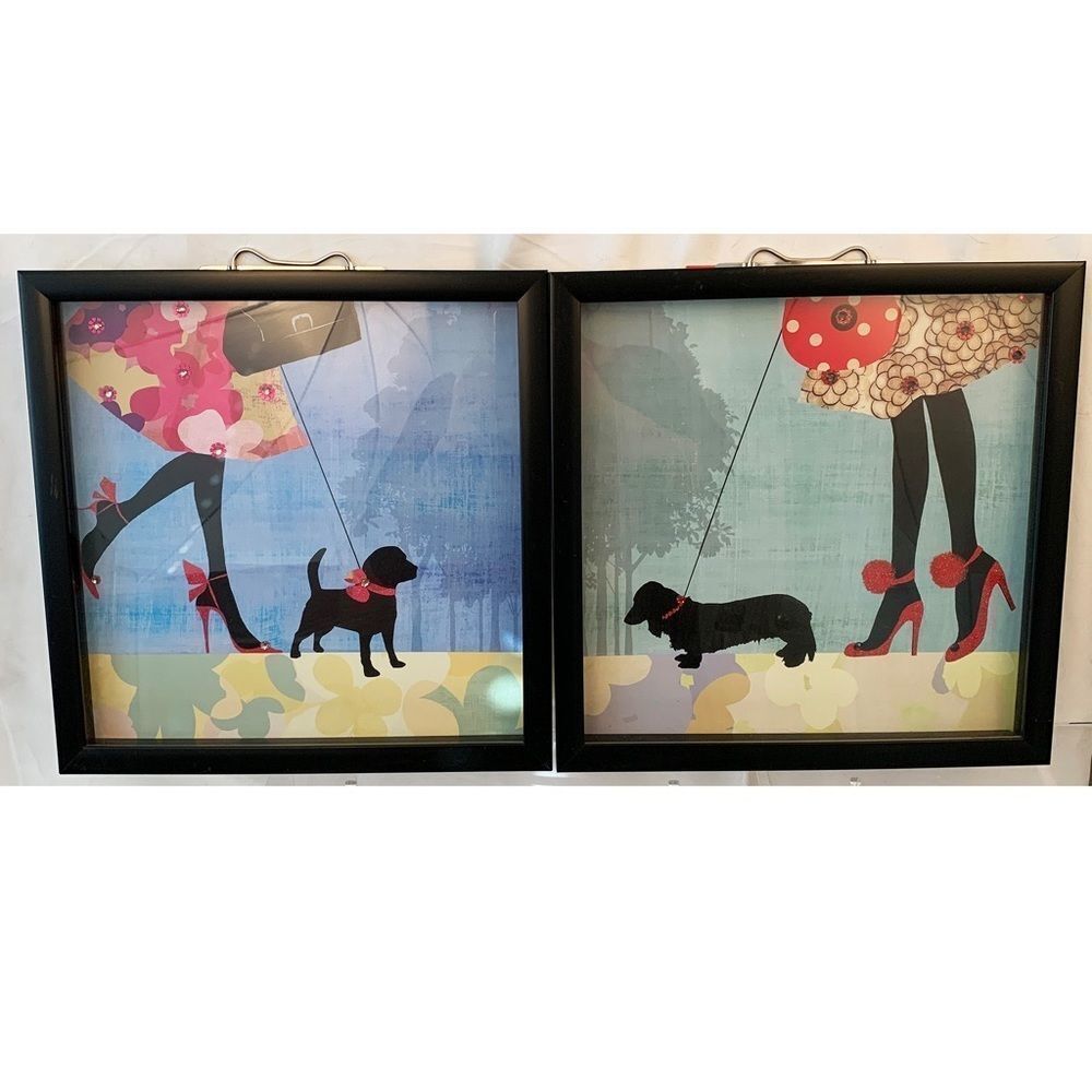 2‎ Girl’s Best Friend Wall Art Decor New Picture